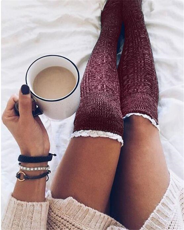 Knitted Socks Image 1