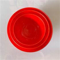 {13} Worship for the Buddha Red Bowl red blessing word for bowl plastic bowl worship sacrificial supplies wedding