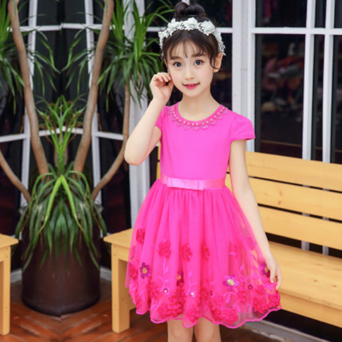 Air váy Summer Girls 2020 mới của Hàn Quốc phiên bản công chúa váy Fluffy Cô gái mùa xuân và mùa thu dài tay áo đầm