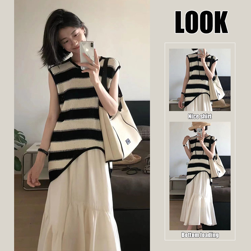 2026 Summer Women's Fashion Hot-Selling High-End Niche Unique Style Matching Complete Dress Set Two-Piece Suit for Women