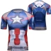 Người Sắt Người Nhện Đội Mỹ Avengers Thể Thao Co Giãn Cao Cơ Thể Dài Tay Mỏng Tập Thể Dục Quần Áo Thun Nam Áo phông dài
