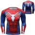 Người Sắt Người Nhện Đội Mỹ Avengers Thể Thao Co Giãn Cao Cơ Thể Dài Tay Mỏng Tập Thể Dục Quần Áo Thun Nam Áo phông dài