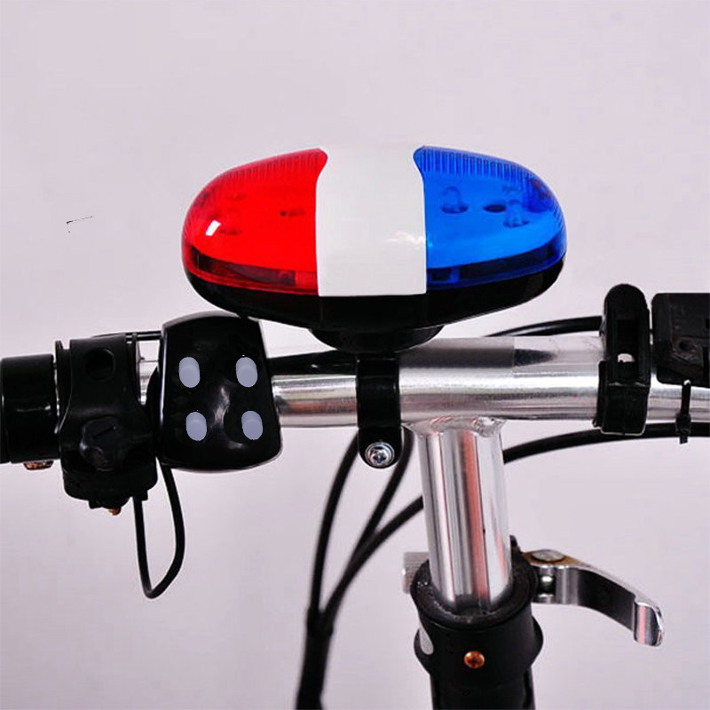Loud mountain car bike horn universal children's electric bell electronic flash lighting lighting trumpet