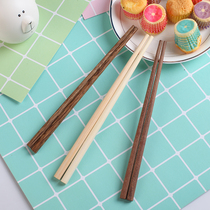 Clumsy wood chicken wing wood children chopsticks lacquered and wax free baby wood chopsticks children household wood small short fast solid wood solid wood