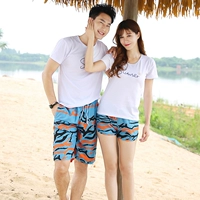 Nhanh chóng làm khô quần đi biển lỏng nam kích thước lớn kỳ nghỉ bên bờ biển cặp vợ chồng boxer năm điểm quần short quần short nữ 	quần áo đi biển trẻ em	