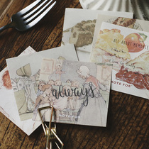 NOTE FOR NOTE book Old Dream Handbook retro ins literary hand account collage Post-it decoration material