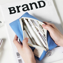 NOTE FOR fabric pen bag Basic serieslarge capacity simple female ins student salt stationery bag