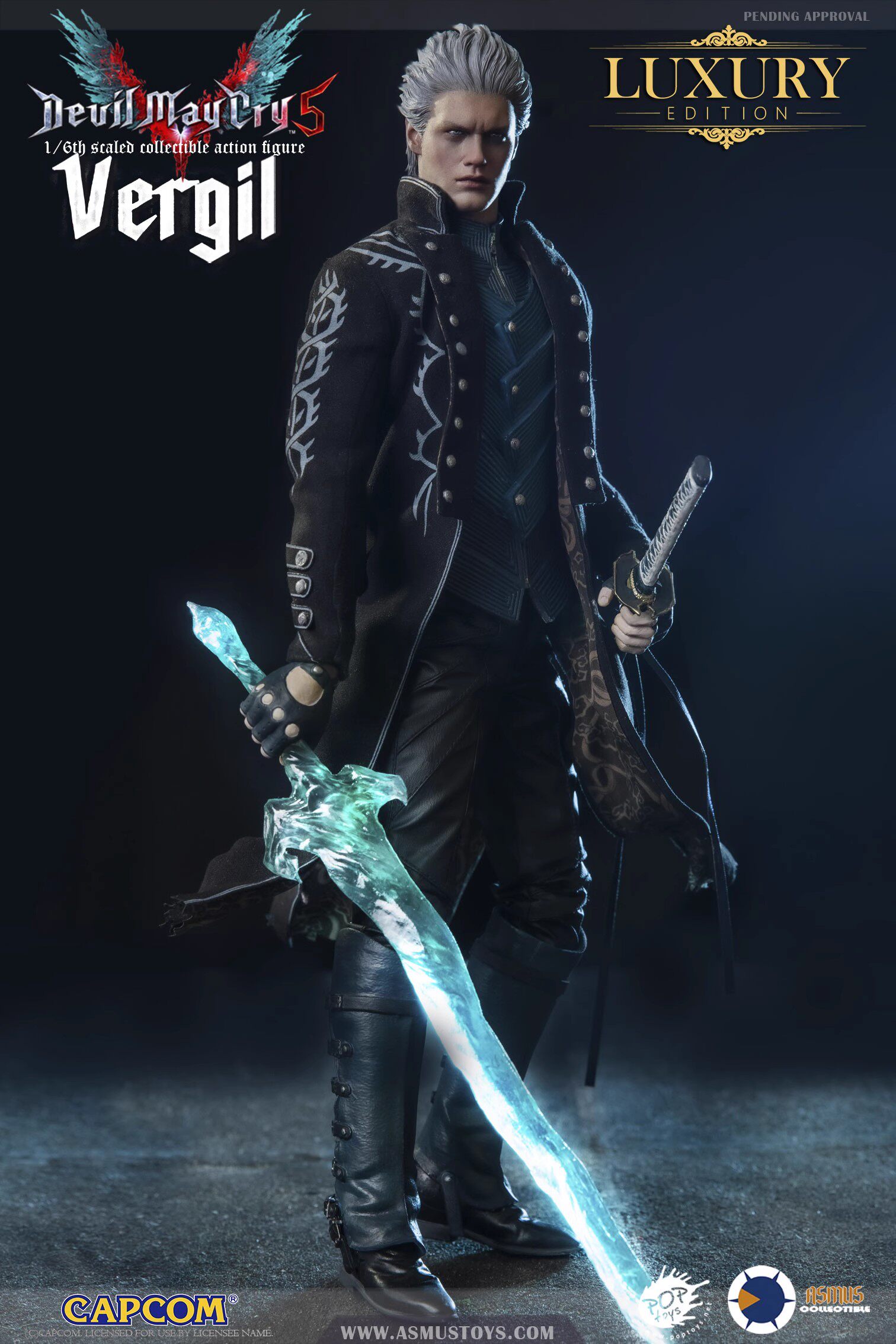 Asmus Toys DMC500LUX 1/6 The Devil May Cry 5 Virgil Vergil Deluxe