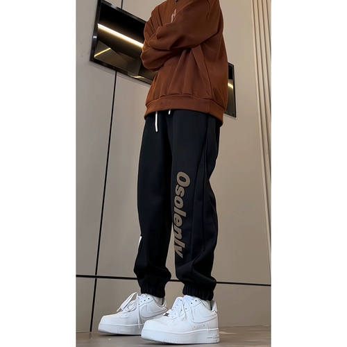 Синие осенние баскетбольные штаны, в американском стиле, европейский стиль, свободный крой, подходит для подростков