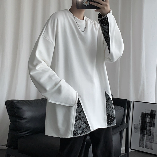 Tide, лонгслив, приятная телу толстовка в стиле хип-хоп для влюбленных, круглый воротник