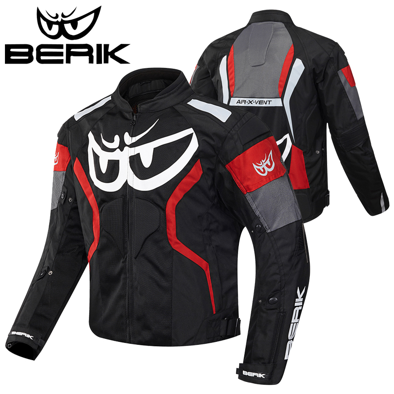 BERIK big eye motorcycle riding suit Men's summer motorcycle suit drop jacket racing suit knight riding equipment