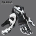 SBK off-road găng tay xe máy đua xe đầu máy hiệp sĩ cưỡi thiết bị da sợi carbon chống ngã bốn phần dài găng tay chạy xe Xe máy Rider thiết bị