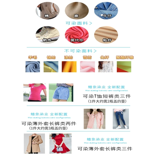 Окрашивание одежды, ремонт, смену цвета, краска для джинсов, черный, без кипячения, домашних красителей, без увядания, без увядания