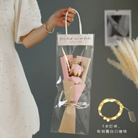 Мыло, розовая льняная сумка