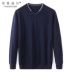 Camdendir cashmere áo len nam cổ chữ V 100% áo len cashmere nguyên chất nam trung tính cổ áo gà trái tim áo len mùa thu đông - Áo len Cashmere quần áo thời trang nam Áo len Cashmere