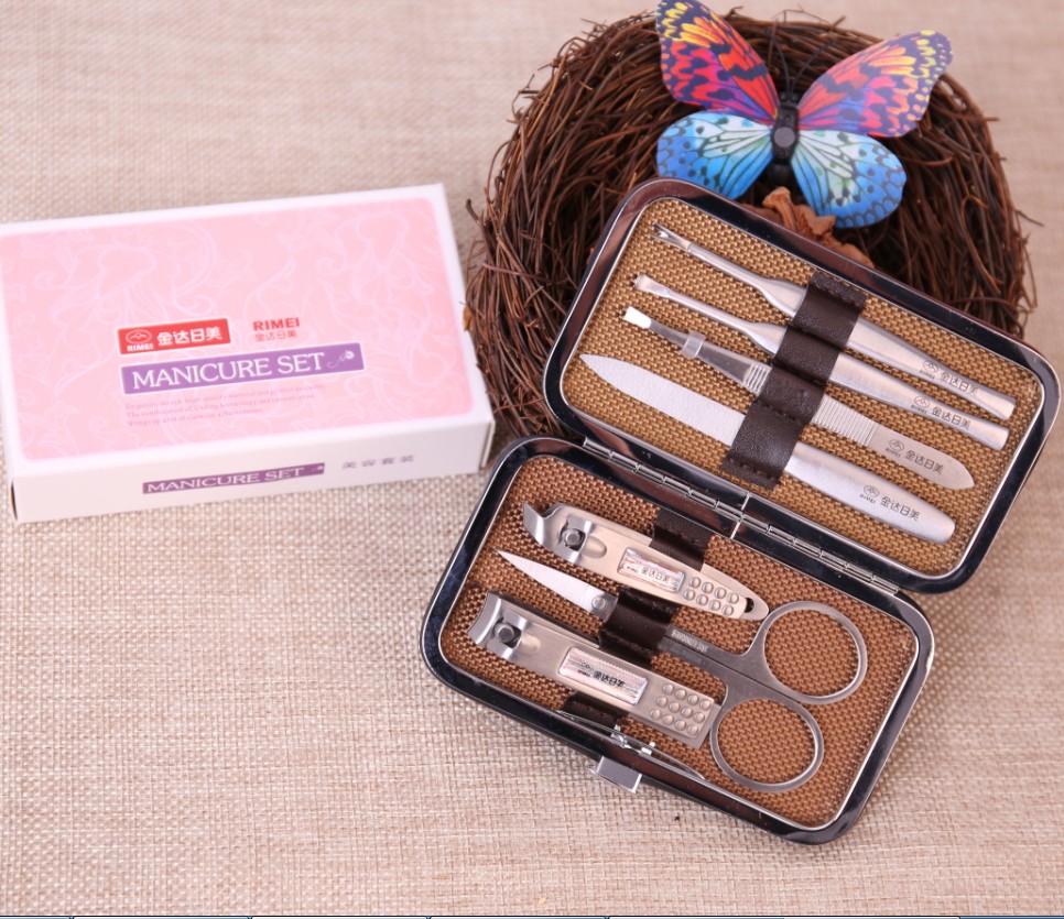 Day Beauty Nail Suit Manicure Nail Knife Nail Knife Beauty Suit 7 pieces RM77021 boxed