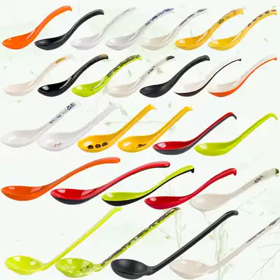 A5 melamine imitation porcelain tableware spoon spoon spoon spoon spoon spoon creative personality restaurant commercial size food plastic spoon