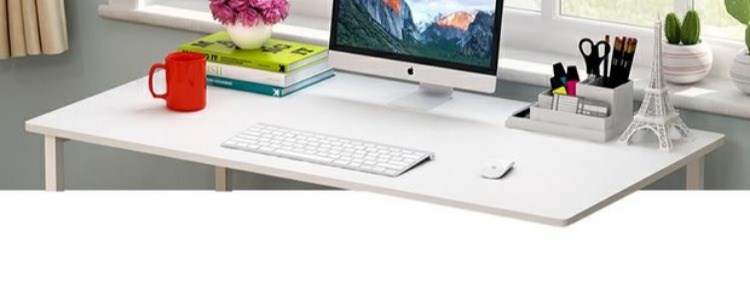 Bàn văn phòng máy tính để bàn đôi văn phòng làm việc đơn giản bình thường đơn kinh tế đơn giản - Bàn bàn gập chân