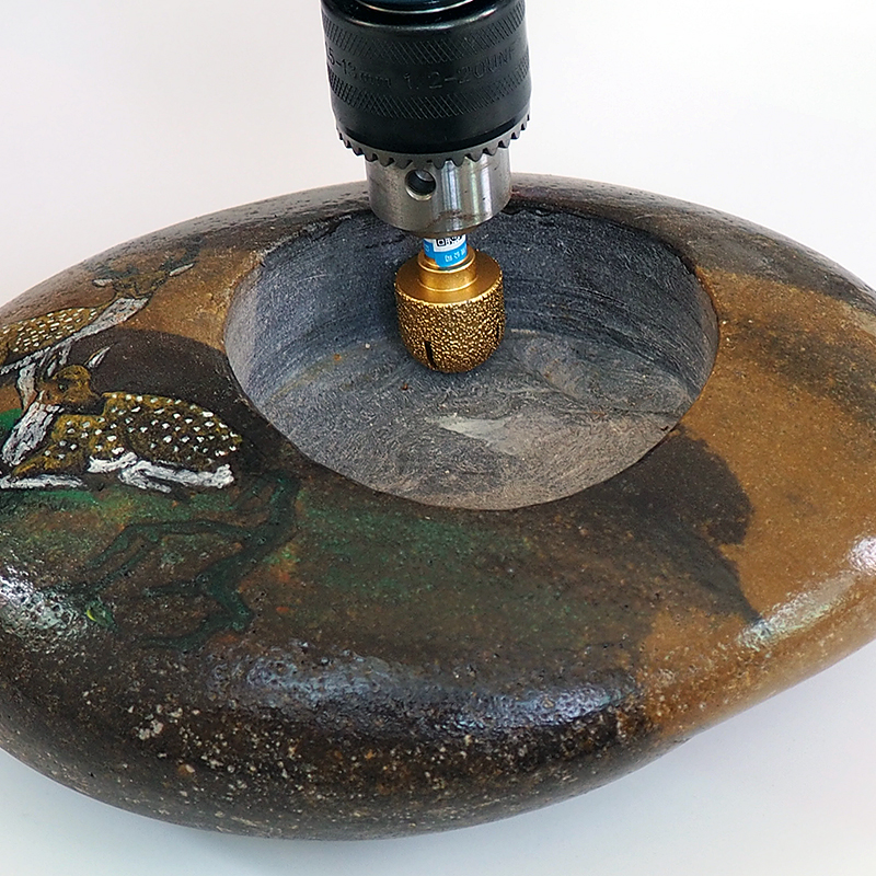 HJJ gold practitioner stone pebble head flower basin polished tool brazing milling cutter round bottom knife edging tool