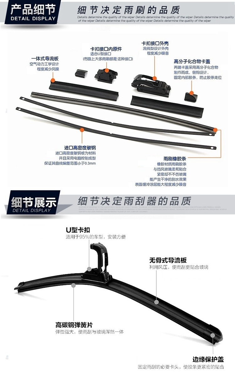 Dành riêng cho Dongfeng Nissan mẫu mới và cũ Tianzhu Ánh nắng mặt trời 骊 gạt nước chim xanh không cần gạt nước - Gạt nước kiếng lưỡi gạt mưa ô tô
