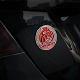 Металлическая модифицированная наклейка, коллекция 2022, тигр