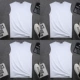 4 mảnh] áo vest nam không tay áo thun cotton cổ tròn rộng kích thước lớn thể thao mồ hôi vest thể thao vest bóng rổ - Áo vest cotton áo khoác vest nam hàn quốc
