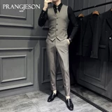 Brother, весенний демисезонный пиджак классического кроя, жилет, комплект