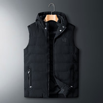 Vest men autumn and winter down cotton pony clip waistcoat shoulder plus fat size thick warm vest jacket autumn coat