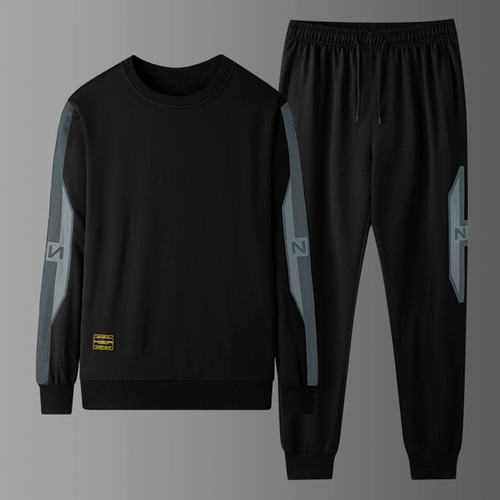 Демисезонный утепленный спортивный костюм для пожилых людей, удерживающий тепло комплект для отдыха, для среднего возраста, большой размер