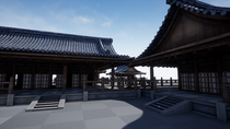 Asian Temple Modular Asia Temple Architecture Model Unrealis Illusory UE4