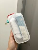Set Red Storage Bag Large Capacity Folding Storage Bag Home First Aid Kit Travel Portable Small Bag Epidemic Prevention Bag