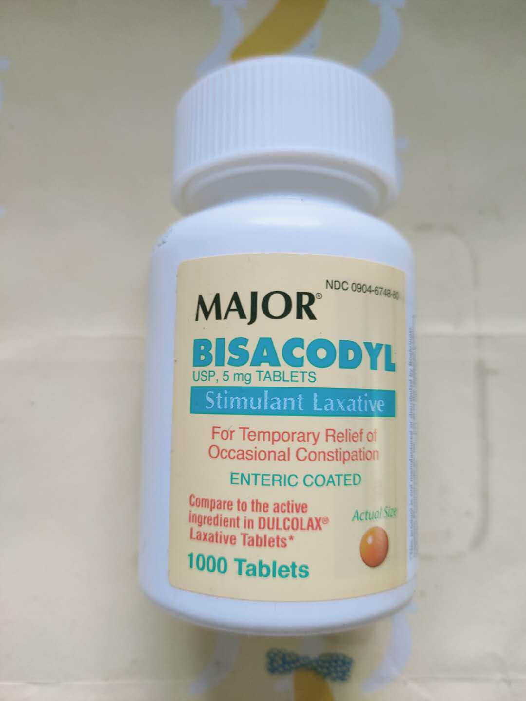 Spot US Bisacodyl Tablets 5 Mg 1000 Grains Constipation