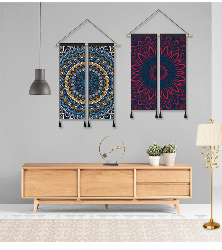 thảm trang trí vải gió Quốc ins hộ gia đình học bối cảnh Bắc Âu sofa giường treo vải nền vải sơn trang trí - Tapestry thảm trang trí sofa