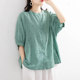 Plus fat plus size women's summer clothes fat mm cover belly meat thin top fat sister loose shirt short-sleeved t-shirt