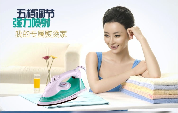bàn là hơi cầm tay Authentic Iron Red Heart Electric Iron RH-196 Steam Iron Treo cầm tay Điện gia dụng 1100W - Điện sắt bàn là panasonic