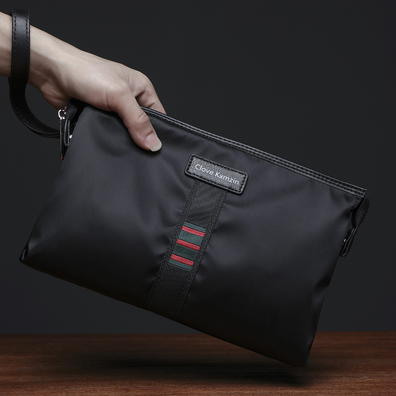 Counter 2022 New Men's HandBag Canvas Large Capacity Casual Envelope Bag Jacket Oxford Clutch Bag