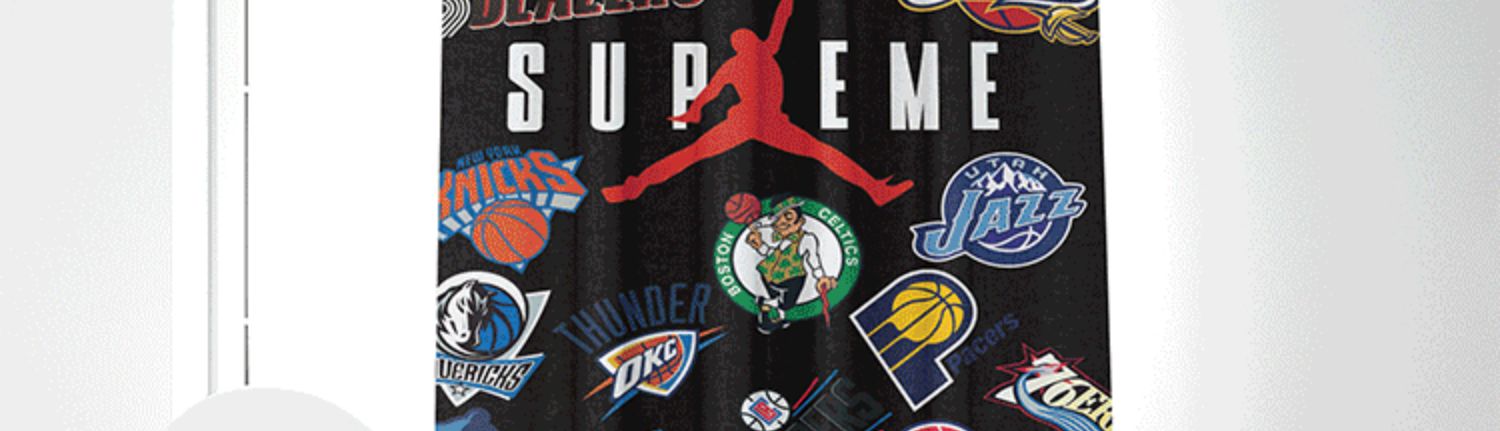 Rèm lưới màu đỏ phần Bắc Âu hiện đại màn rèm cửa rung rèm NBA đội phòng khách tối giản Bắc Âu - Phụ kiện rèm cửa thanh ray treo rèm cửa