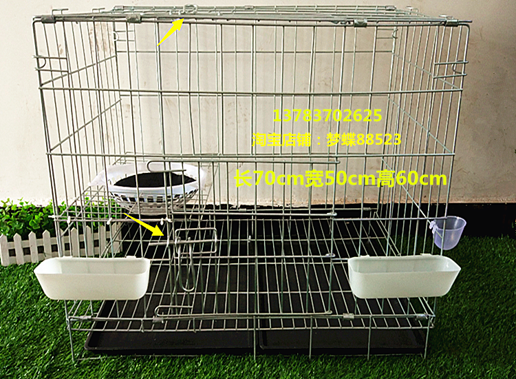 Lồng chim bồ câu mạ kẽm lồng chim bồ câu cung cấp dụng cụ vật nuôi lồng lồng gà lớn lồng chim bồ câu cặp lồng - Chim & Chăm sóc chim Supplies lồng chim gỗ