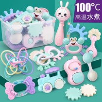 Puzzle hand holding strong high temperature resistant can bite teeth grinding hand grip three months baby toy baby toy baby hand grip exercise