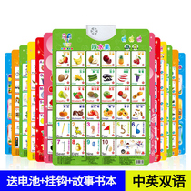 Children children have a sound wall chart Full set of pinyin early education voice sound Baby enlightenment Look at the picture literacy recognize objects 0-3 years old 6