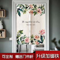 American flower and bird bedroom door curtain kitchen curtain decoration door curtain kitchen door curtain lampblack toilet water curtain