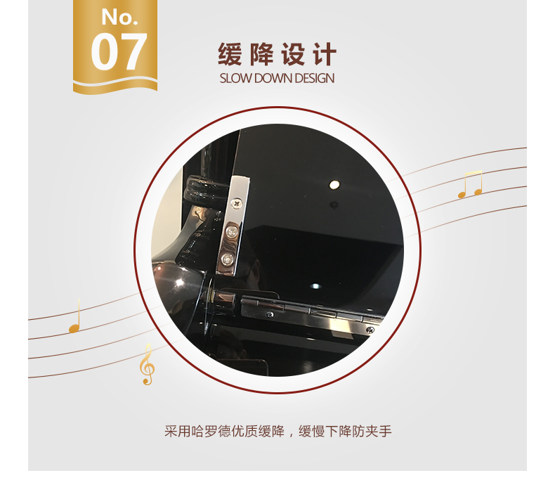 Đàn piano Đức Harold HG-183 tiên tiến chơi đàn piano đen ánh sáng nhập khẩu yamaha p85