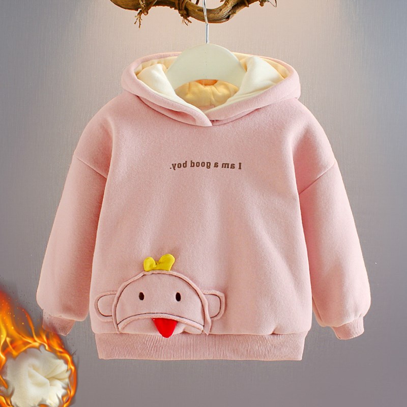 South Korea 2019 new 1 - 3 year old 2 girl autumn and winter jacket baby long sleeve tops baby recreational winter clothing