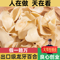 (出口级)湖南隆回特产龙牙百合干食用干货特级无硫煲汤熬粥250g