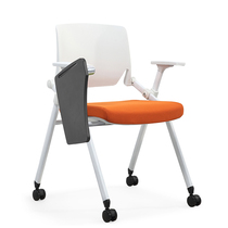 Simple training chair with table board conference room seat with writing board Integrated negotiation chair foldable meeting chair