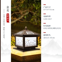 [金麦25cm 咖啡金-太阳能两用]