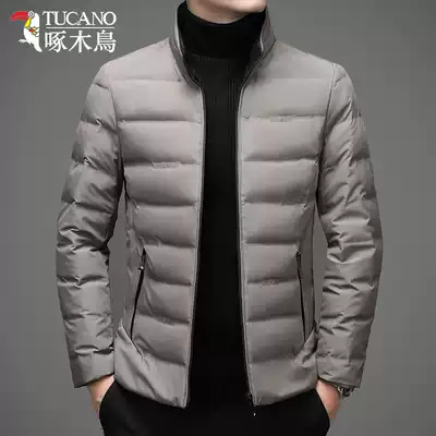 Woodpecker men's cotton coat 2020 new middle-aged winter coat men's thick down cotton jacket father winter cotton jacket