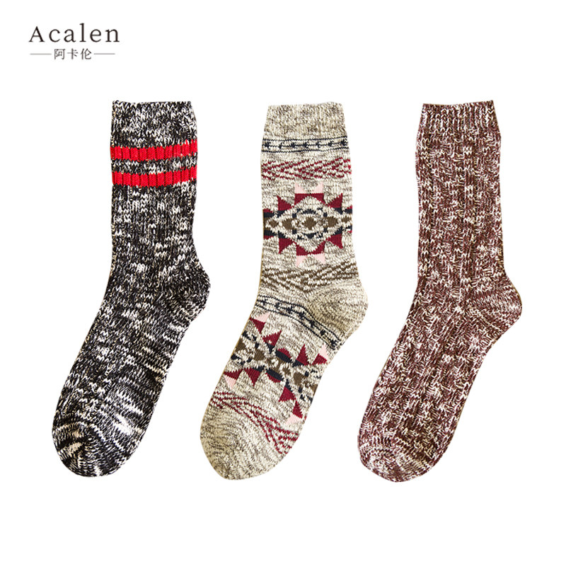 Socks Men's autumn Winter thickened Sox stockings Sox stockings Sox wool socks High stockings Sox stockings Sox stockings Sox women's bubbly stockings
