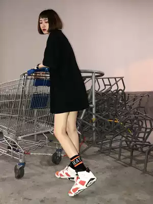 Socks, women's stockings, men's socks, men's tide socks, letters Harajuku, Street Tide brand skateboarding sports cotton socks