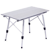 Walking Forest Outdoor Supplies Aluminum Alloy Wild Dining Table Folding Table Portable Field Camping Ultralight Self Driving Cruise Lift Table